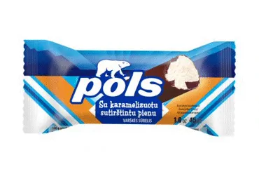 Biezpiena sieriņš POLS ar iebiezināto pienu 45g