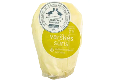 Varškės sūris ILZENBERGO DVARO, 9 % rieb., 400 g
