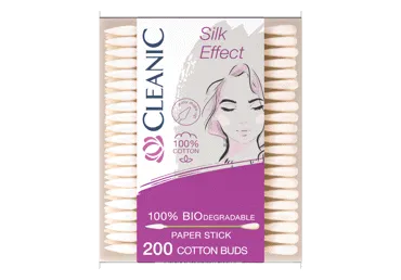 Vatos krapštukai CLEANIC SILK EFFECT;200vnt