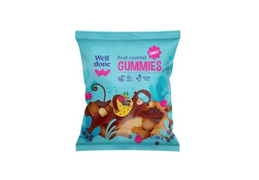 Vegānu košļājamās konfektes WELL DONE 150g