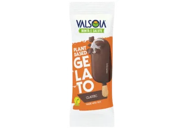 Veganiški sojų ledai VALSOIA su šokoladiniu glaistu, 84 g