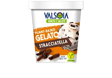 Veganiški valgomieji ledai VALSOIA su juodojo šokolado gab., 300 g