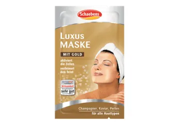 Veido kaukė su auksu SCHAEBENS, 2 vnt.