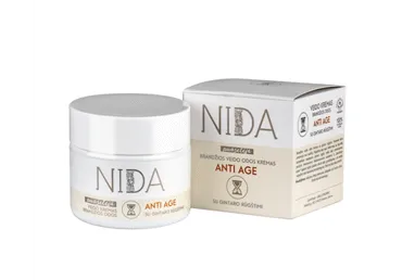 Veido kremas NIDA (ANTI-AGE) su gintaro rūgštimi, 50 ml