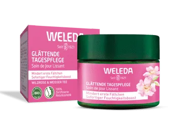 Veido kremas WELEDA WILD ROSE&WHITE TEA, 40 ml