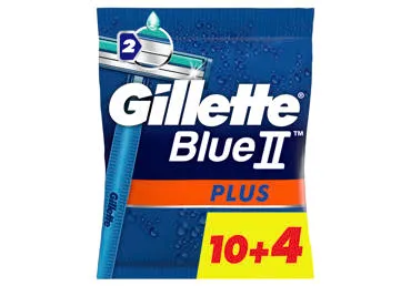 Vienkartiniai skustuvai GILLETTE BLUE 2 Plus, 10+4 vnt.