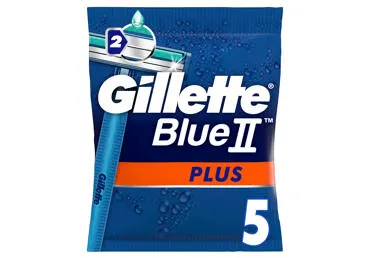 Vienkartiniai skustuvai GILLETTE BLUE 2 Plus, 5 vnt.