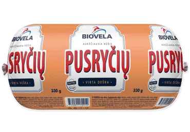 Virta BIOVELOS PUSRYČIŲ dešra, aukščiausia rūšis, 330 g