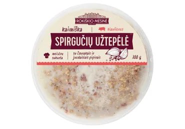 Virta spirgučių užtepėlė ROKIŠKIO MĖSINĖ, nerūš., 300 g