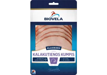 Virtas pjaustytas kalakutienos kumpis, I r., 90 g