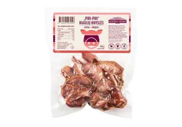 Virti rūkyti kiaulių šnipai PIRI-PIRI, pjaustyti, a. r., 200 g
