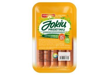 Virtos dešrelės JOKIŲ PRIDĖTINIŲ E su vitaminu D, a. r., 210 g