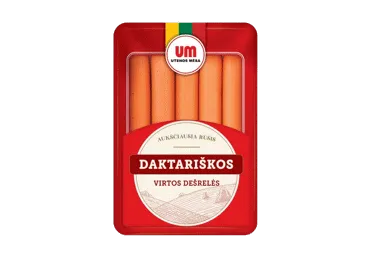 Virtos dešrelės UTENOS MĖSA, aukščiausia rūšis, 780 g