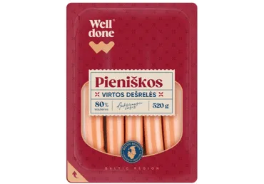 Virtos dešrelės WELL DONE, a. r., 520 g
