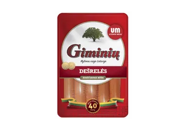Virtos GIMINIŲ dešrelės, a. r., 260 g