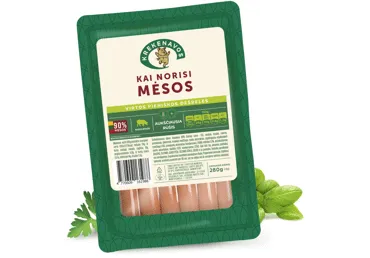Virtos pieniškos dešrelės KAI NORISI MĖSOS, a. r., 280 g