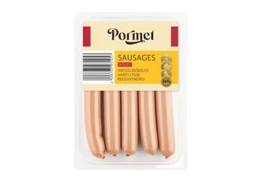 Vārīti cīsiņi PORMET 260g