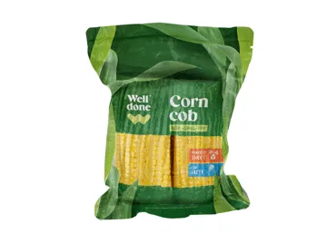 Virtos saldžiųjų kukurūzų burbuolės WELL DONE, 450 g