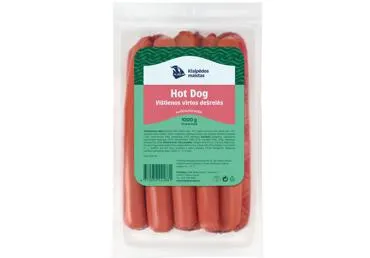 Virtos vištienos dešrelės HOT DOG, I r., 1 kg