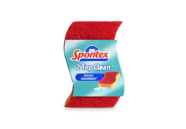 Virtuvinės kempinės SPONTEX TOP CLEAN, 2 vnt., 2 vnt.