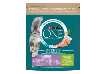 Sausā kaķu barība PURINA ONE jūtīgiem kaķiem 800g