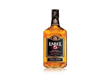 Viskis LABEL 5 Classic Black Blended Scotch Whisky 40% 0,35L