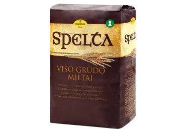 Viso grūdo speltų kvietiniai miltai MALSENA, 1 kg