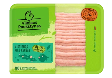 Višt. filė faršas VILNIAUS PAUKŠTYNAS, rieb. mažiau kaip 15%, 400 g