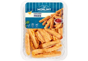 Vištienos juostelės, paniruotos, keptos, 350 g