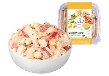 Vištienos salotos su garstyčių padažu, 300 g