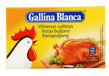 Vištienos sultinys GALLINA BLANCA, 8 kubeliai, 80 g