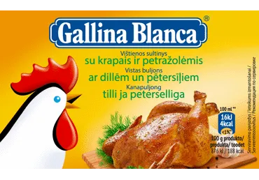 Vistas buljons ar zaļumiem GALLINA BLANCA 8x10g