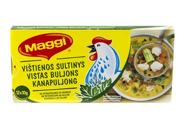 Vistas buljons MAGGI ar pētersīļiem un dillēm 12x10g
