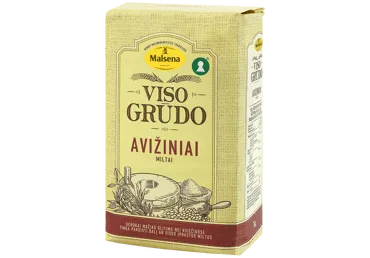 Visų grūdo dalių avižiniai miltai MALSENA, 1 kg