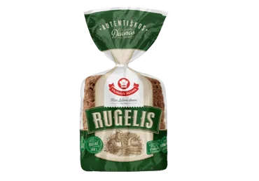 Visų grūdo dalių ruginė duona RUGELIS be pridėtinio cukraus, 350 g