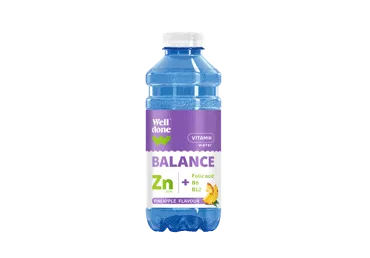 Vitaminizuotas gėrimas WELL DONE ananasų skonio, 600 ml