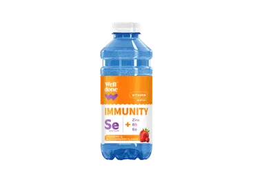 Vitaminizuotas gėrimas WELL DONE braškių skonio, 600 ml