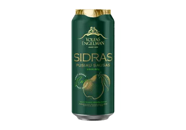 Volfas Engelman kriaušių skonio sidras 4,5%, 500ml