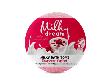 Vonios burbulas MILKY DREAM Milky Avietės yoghurt, 100 g