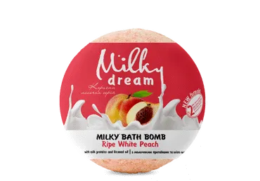 Vonios burbulas MILKY DREAM Milky Baltas persikas 100g