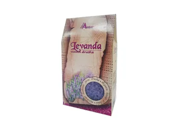 Vonios druska AQUA AMBER su levandomis, 500 g