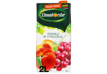 Vynuogių ir persikų sulčių gėrimas ELMENHORSTER, 2 l