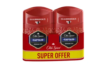 Vyriškas pieštukinis dezodorantas OLD SPICE CAPTAIN, 2x50ml