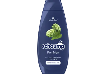 Vyriškas plaukų šampūnas SCHAUMA su apyniais, 400 ml