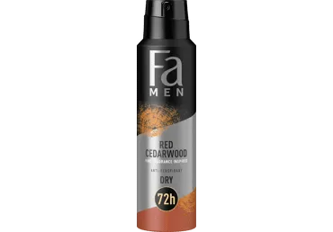 Vyriškas purškiamasis antiperspirantas FA MEN RED CEDARWOOD, 150 ml