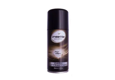 Vyriškas purškiamasis dezodorantas INSETTE DARK, 150 ml