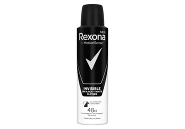 Vyriškas purškiamasis dezodorantas REXONA INVISIBLE BLACK&WHITE