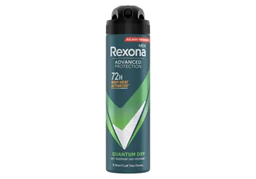 Vyriškas purškiamasis dezodorantas REXONA QUANTUM DRY, 150 ml