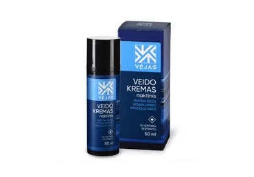 Vyr.naktinis veido kremas VĖJAS su gintaro ekstraktu, 50 ml