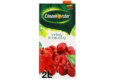 Vyšnių ir obuolių sulčių gėrimas ELMENHORSTER, 14%, 2 l